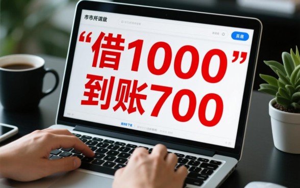 借1000到账700的口子秒下款吗