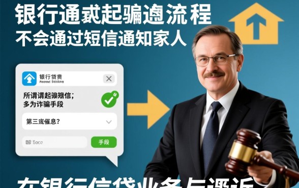 银行起诉短信会发到家人手机上吗