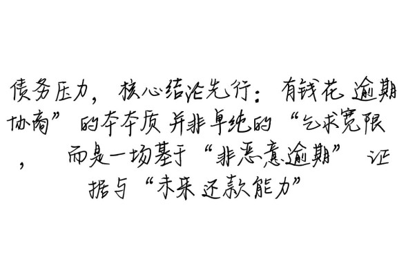 有钱花逾期如何协商延期还款