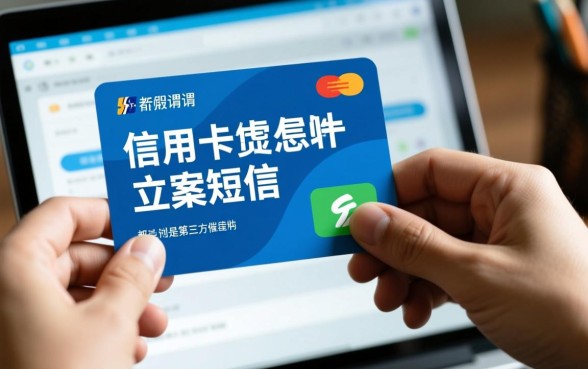 信用卡贷发来的立案短信是真的吗