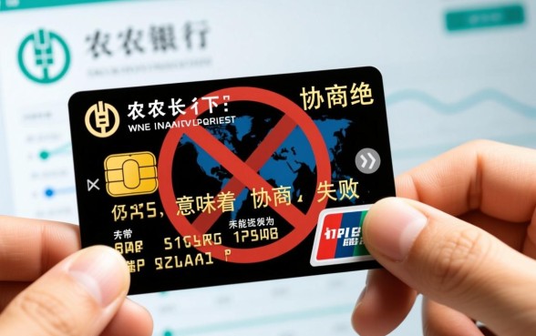 农行信用卡协商不满足减免条件