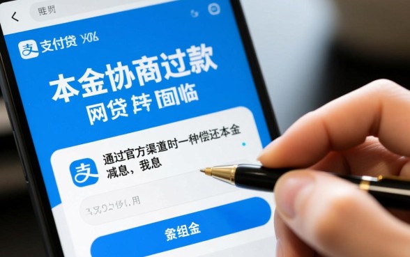 支付宝网商贷本金协商还款怎么还