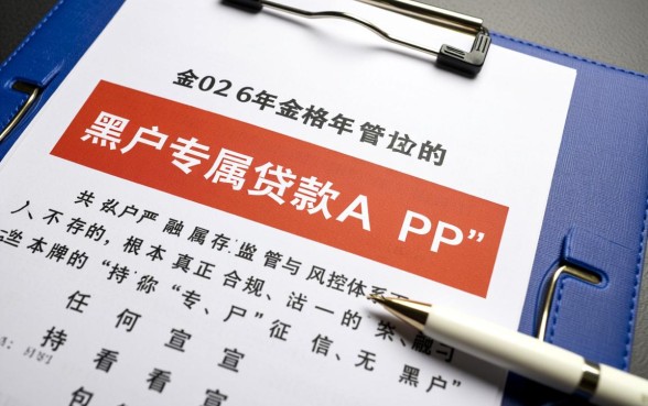 2026黑户专属贷款APP有哪些