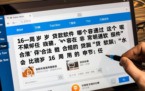 16周岁贷款软件哪个容易通过呢