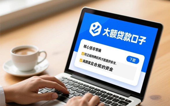 线上有什么大额贷款口子可以下款