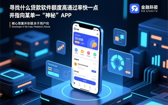 什么贷款软件额度高通过率快一点