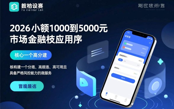 2026小额1000到5000怎么申请