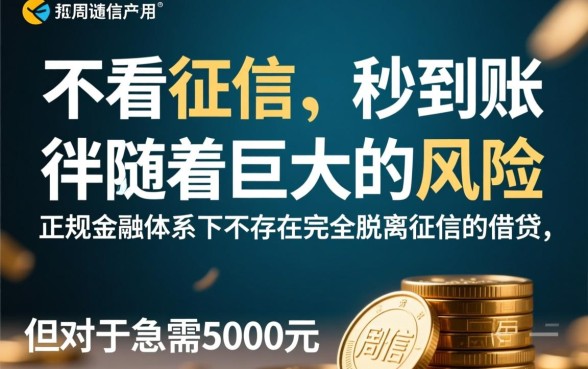 借款5000不看征信秒到账