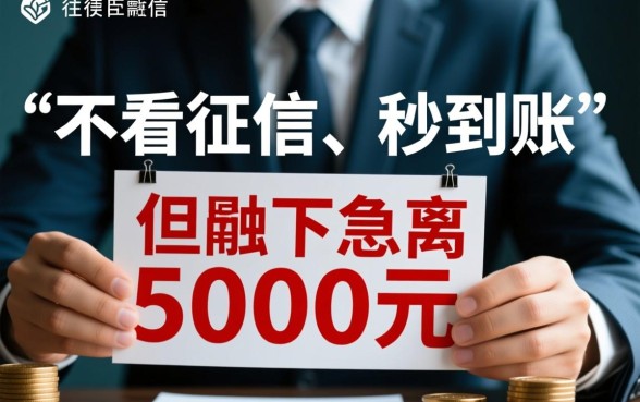 借款5000不看征信秒到账