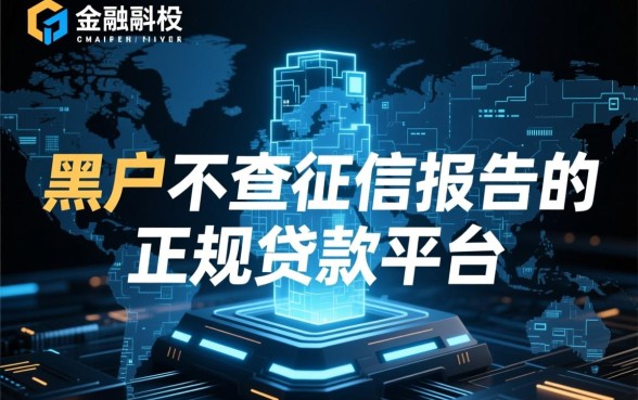 黑户不查征信报告正规贷款哪里有