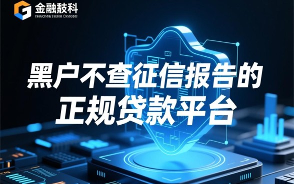 黑户不查征信报告正规贷款哪里有