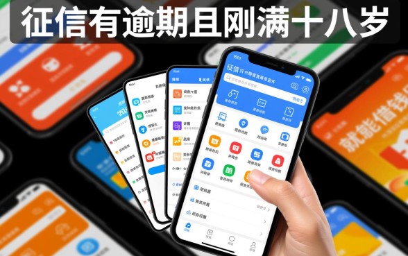 征信有逾期十八岁能借钱的软件有哪些