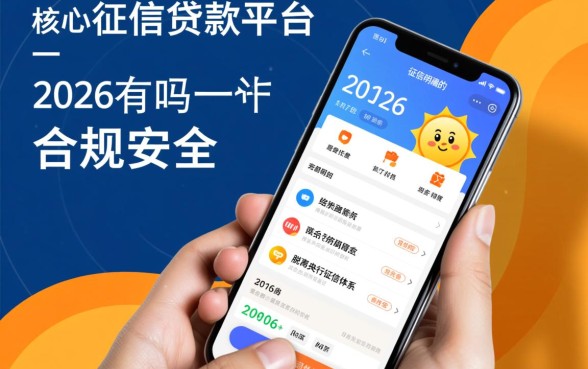 不上征信的贷款平台2026有吗