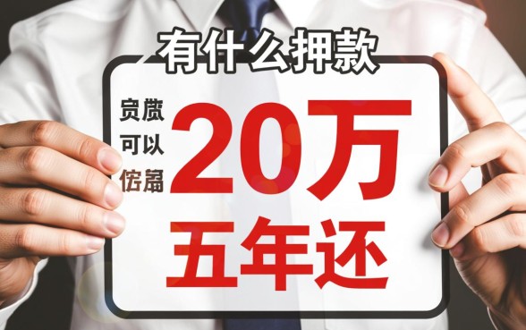有什么贷款可以借20万 五年还