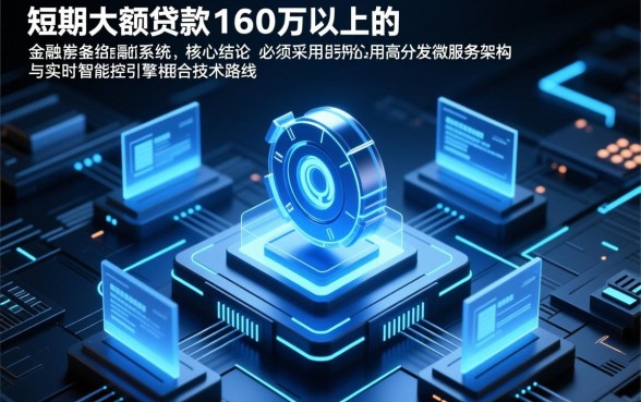 个人短期大额贷款 160万以上