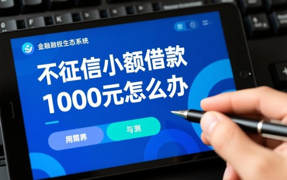 不征信小额借款1000元怎么办