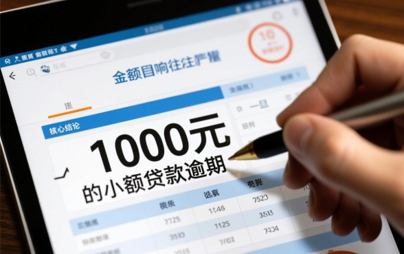 征信有逾期小额小额贷款1000