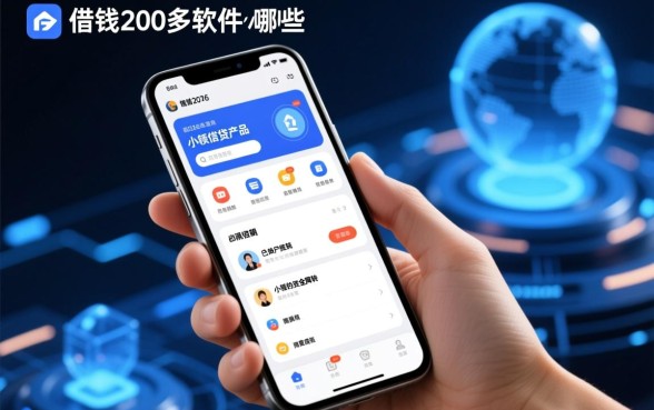 手机上借钱200多的软件有哪些