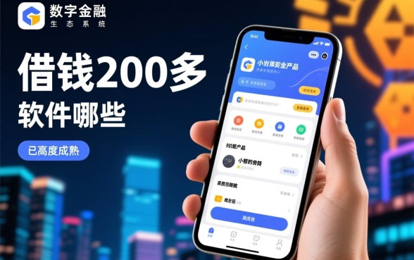 手机上借钱200多的软件有哪些