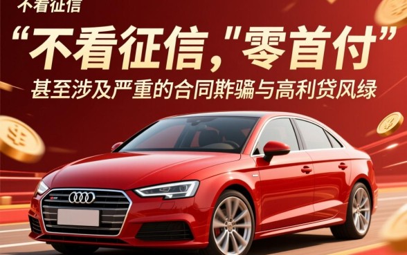 4s店不看征信零首付购车合法吗