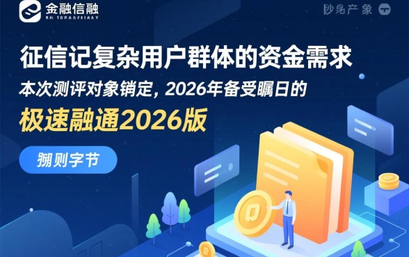 征信太花贷款口子秒下的2026