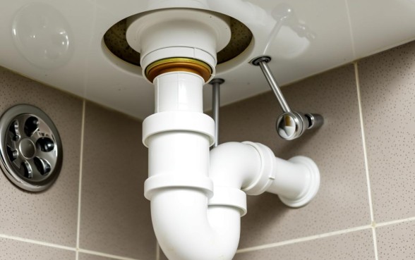 下水道的地漏用什么粘住水管口子