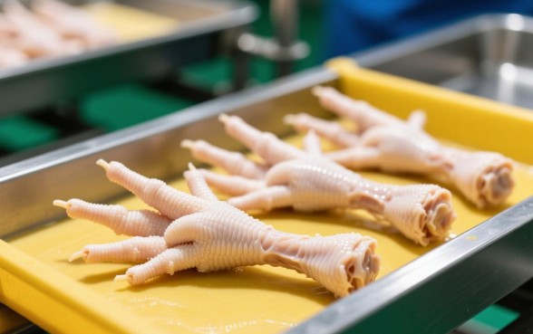 买的鸡爪子为啥爪子下边有个口子