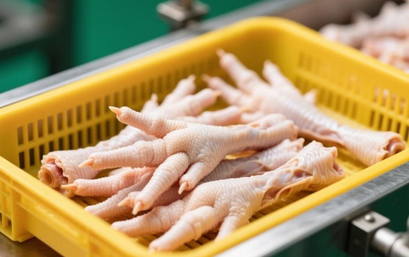 买的鸡爪子为啥爪子下边有个口子