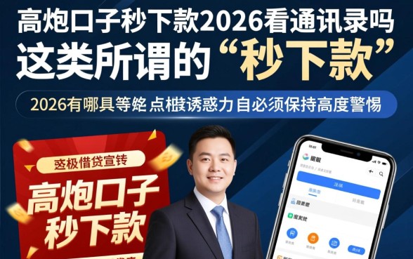 高炮口子秒下款2026看通讯录吗