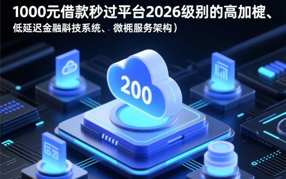 1000元借款秒过平台2026有哪些