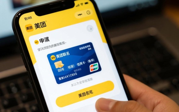 不小心申请了美团联名信用卡额度