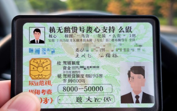 驾照贷额度8000到50000是真的吗