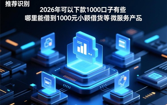 2026年可以下款1000的口子有哪些