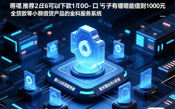 2026年可以下款1000的口子有哪些
