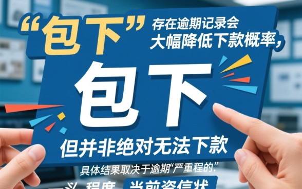 500包下的口子有逾期能下款吗