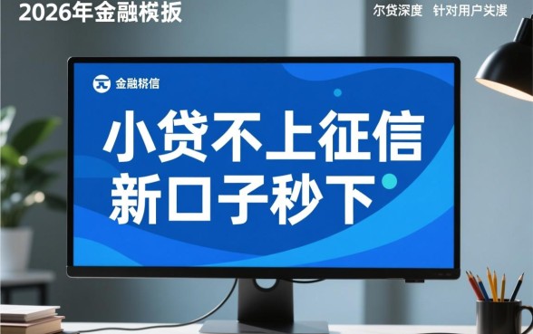 小贷不上征信新口子秒下的有哪些