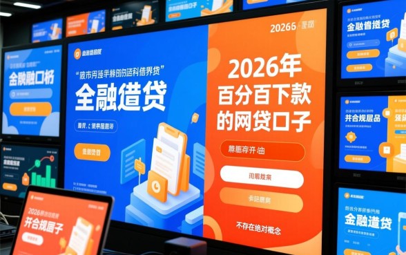 2026年百分百下款的网贷口子靠谱吗