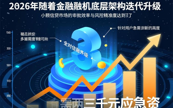 2026网贷能两三千下款的口子有哪些