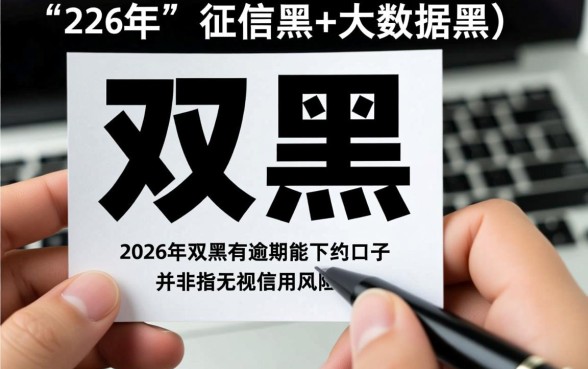 2026年双黑有逾期能下的口子有哪些