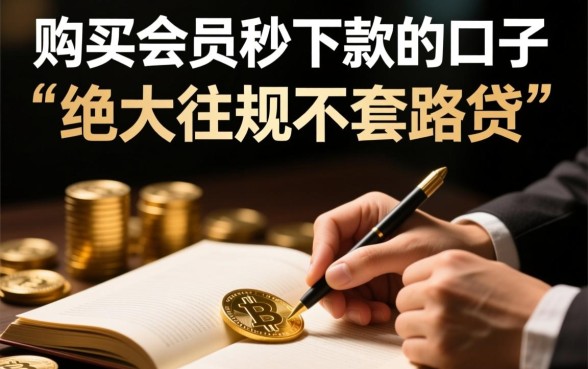 购买会员秒下款的口子是不是真的