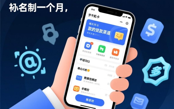 实名制手机卡一个月能下款的口子