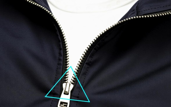 服装拉链下口怎么打剪口子