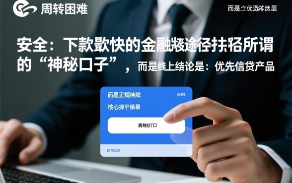 现在急用钱有什么能下款的口子么