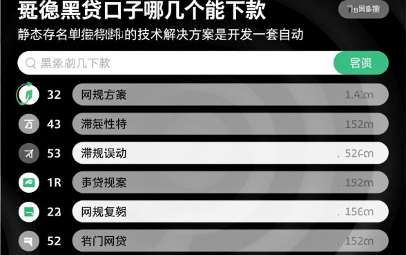 无视黑白的网贷口子哪几个能下款