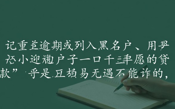 有什么黑户小口子一千左右的贷款