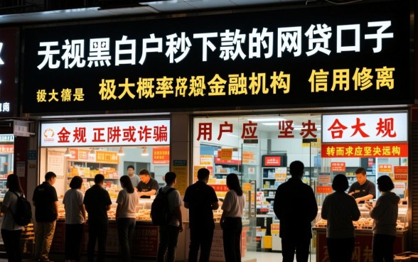 无视黑白户秒下款的网贷口子有哪些