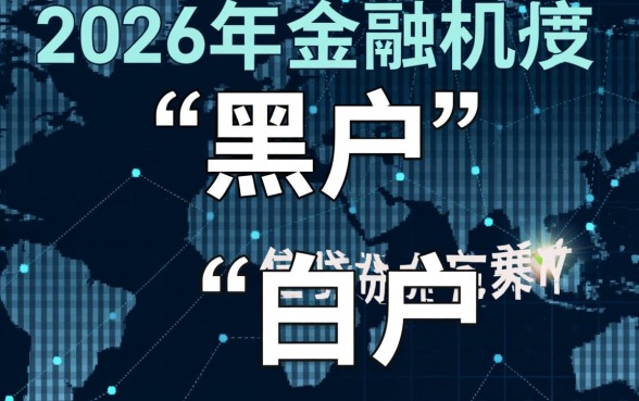 2026年黑白户能下的贷款口子有哪些