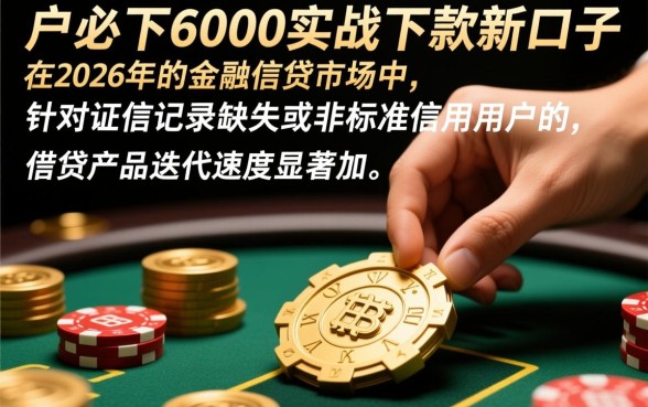 黑户必下6000实战下款新口子吗