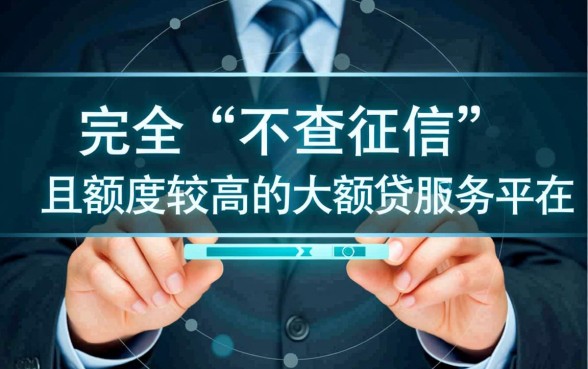 2026年不查征信大额贷款口子是真的吗