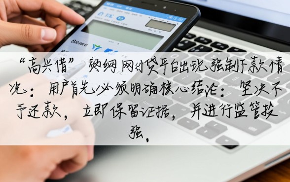 高兴借强制下款处理方法是什么 高兴借强制下款处理方法是什么